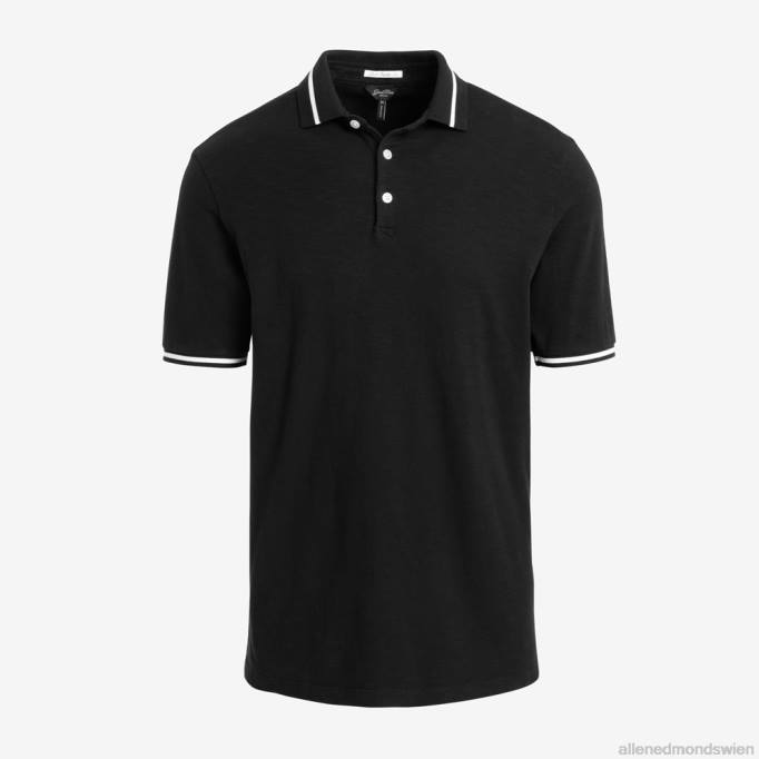Allen Edmonds Clothing D66B155 | Allen Edmonds Gutes Matchpoint-Polo der Marke Man Schwarz unisex