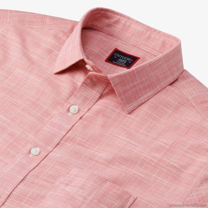 Allen Edmonds Clothing D66B162 | Allen Edmonds untuckit Avellino Langarmshirt Rot unisex