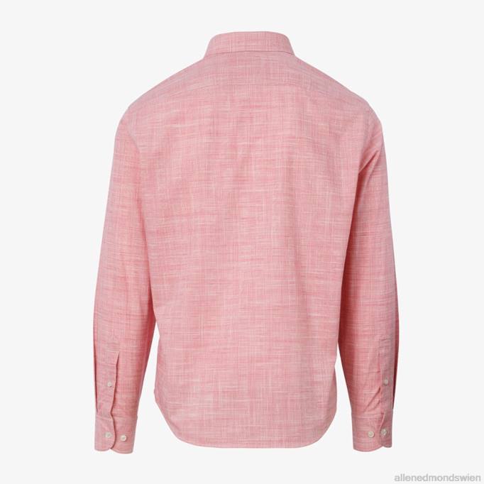 Allen Edmonds Clothing D66B162 | Allen Edmonds untuckit Avellino Langarmshirt Rot unisex