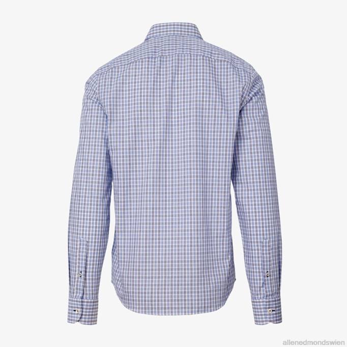 Allen Edmonds Clothing D66B167 | Allen Edmonds untuckit durif Langarmshirt Blau unisex