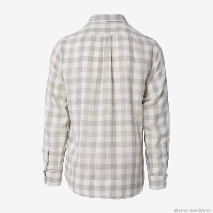 Allen Edmonds Clothing D66B195 | Allen Edmonds Graues Durham-Karohemd Blau unisex