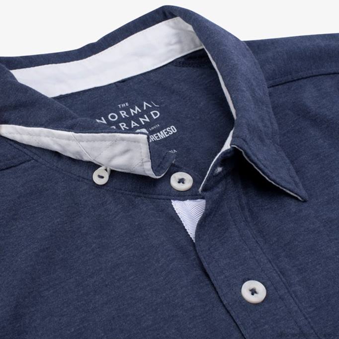 Allen Edmonds Clothing D66B204 | Allen Edmonds Aktives Button-Down-Kurzarmhemd Marine unisex