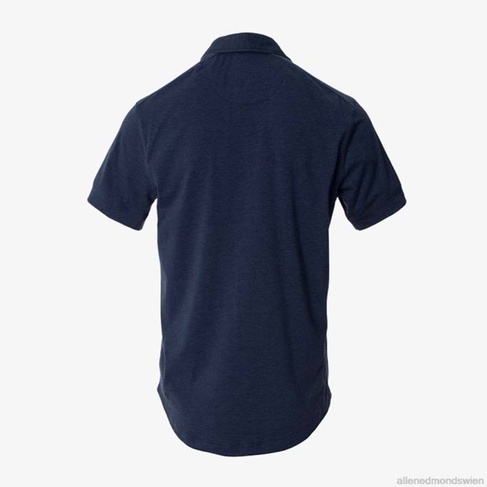 Allen Edmonds Clothing D66B204 | Allen Edmonds Aktives Button-Down-Kurzarmhemd Marine unisex