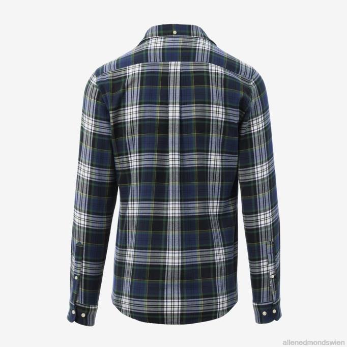 Allen Edmonds Clothing D66B219 | Allen Edmonds Maßgeschneidertes Barbour-Crossfell-Hemd Blau unisex