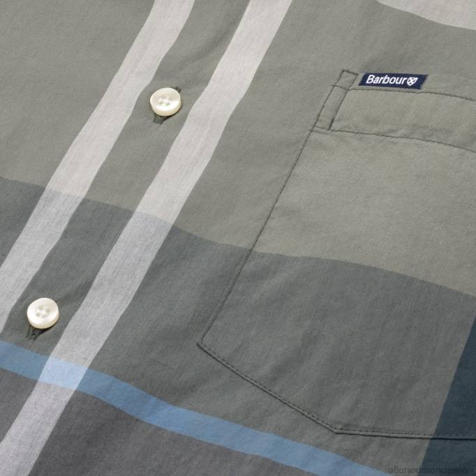 Allen Edmonds Clothing D66B260 | Allen Edmonds Maßgeschneidertes Hemd von Barbour Harris Grün unisex