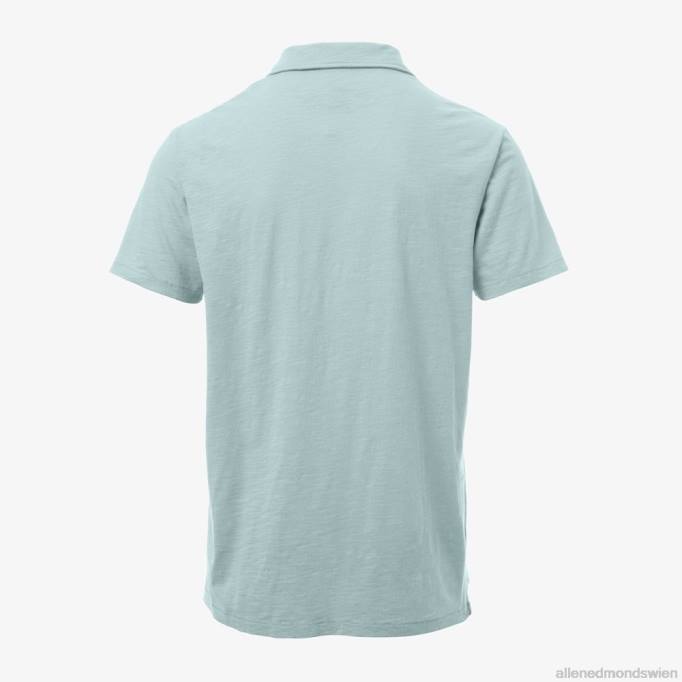 Allen Edmonds Clothing D66B523 | Allen Edmonds Greyers South Bay Slub-Polo hellblau unisex
