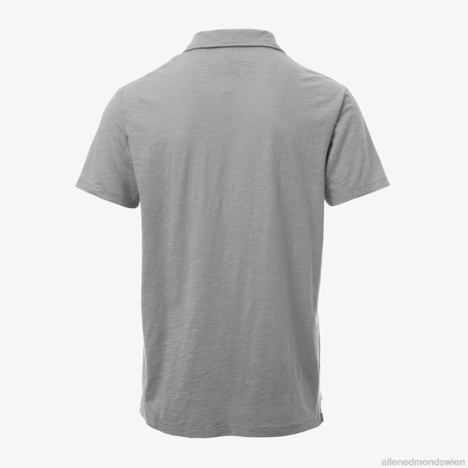 Allen Edmonds Clothing D66B524 | Allen Edmonds Greyers South Bay Slub-Polo grau unisex