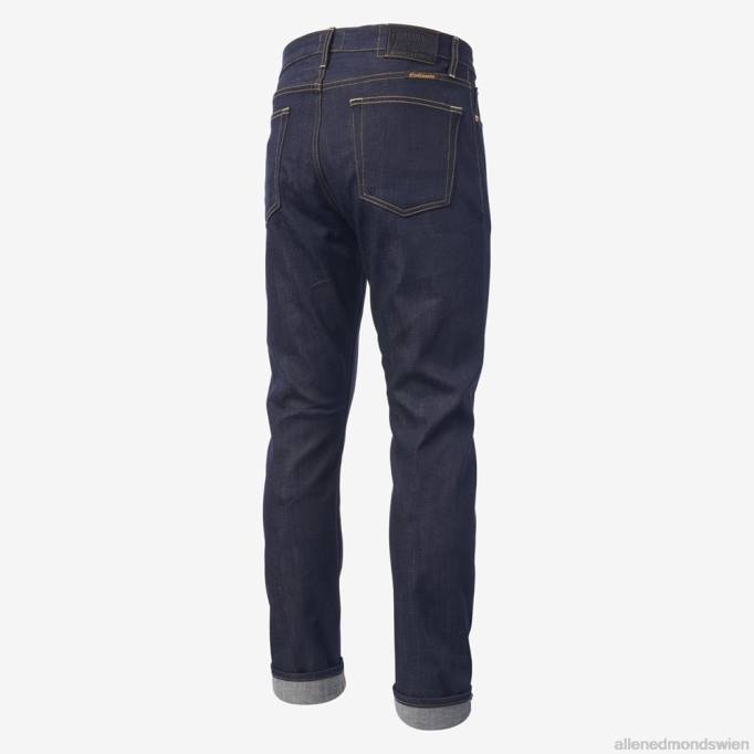 Allen Edmonds Clothing D66B160 | Allen Edmonds Civilaire Walker Slim-Jeans mit gerader Passform Rohes Selvage-Blau unisex