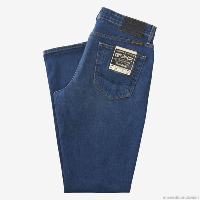 Allen Edmonds Clothing D66B500 | Allen Edmonds Civilaire Walker Slim-Jeans mit gerader Passform mittleres Spülblau unisex