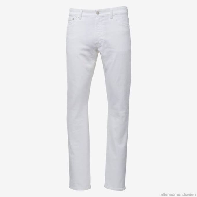 Allen Edmonds Clothing D66B501 | Allen Edmonds Civilaire Walker Slim-Jeans mit gerader Passform Weiß unisex