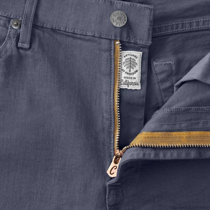 Allen Edmonds Clothing D66B502 | Allen Edmonds Civilaire Walker Slim-Jeans mit gerader Passform Schieferblau unisex