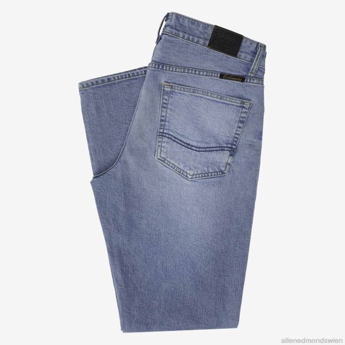 Allen Edmonds Clothing D66B503 | Allen Edmonds Civilaire Walker Slim-Jeans mit gerader Passform mittleres Distressed-Blau unisex