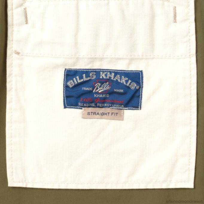 Allen Edmonds Clothing D66B505 | Allen Edmonds Klassisch geschnittene, elegante Khaki-Hose Olive unisex