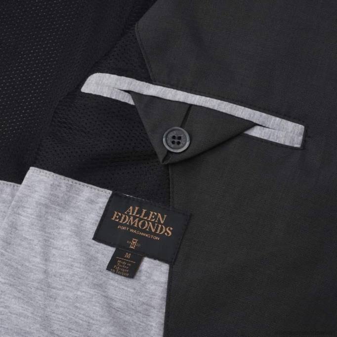 Allen Edmonds Clothing D66B157 | Allen Edmonds Nomad-Tech-Blazer Anthrazitgrau unisex