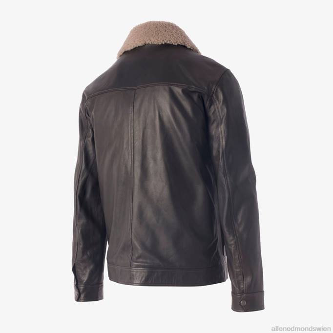 Allen Edmonds Clothing D66B159 | Allen Edmonds Bomberjacke aus Lammfell braun unisex