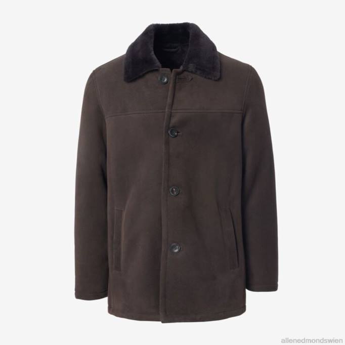Allen Edmonds Clothing D66B175 | Allen Edmonds Automantel aus Lammfell kastanienbraun unisex
