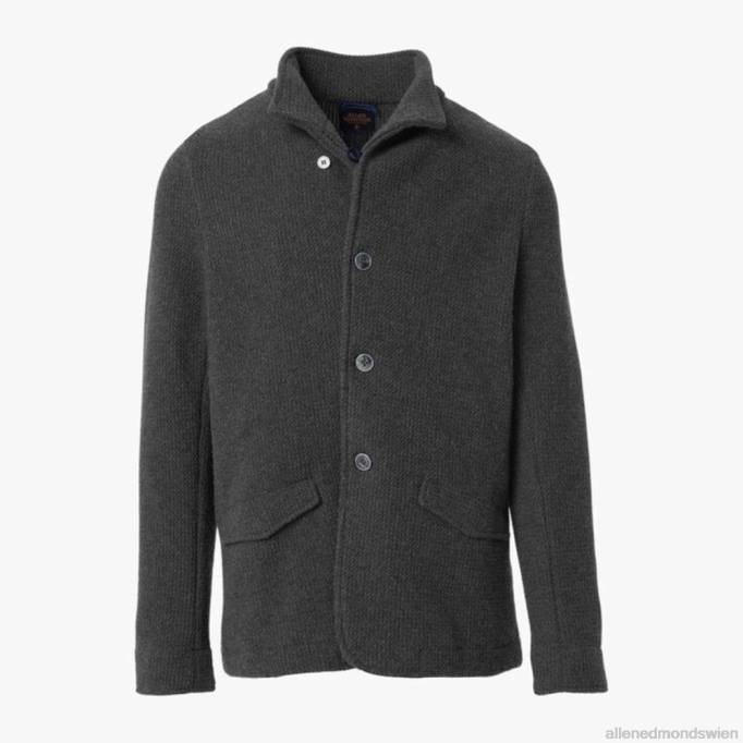 Allen Edmonds Clothing D66B178 | Allen Edmonds Blazer aus Wollstrick Anthrazitgrau unisex