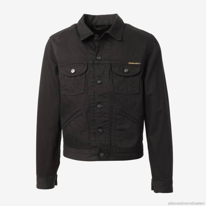 Allen Edmonds Clothing D66B194 | Allen Edmonds Zivile Jeansjacke schwarze Spülung unisex