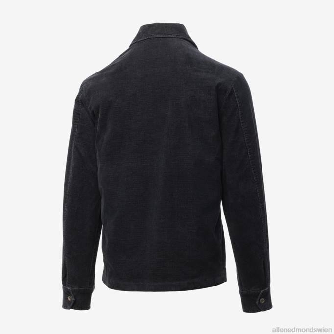 Allen Edmonds Clothing D66B197 | Allen Edmonds Grauer Cord-Arbeitsmantel Schwarz unisex