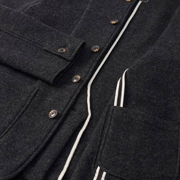 Allen Edmonds Clothing D66B200 | Allen Edmonds Grayers Burnham Wollblazer grau unisex