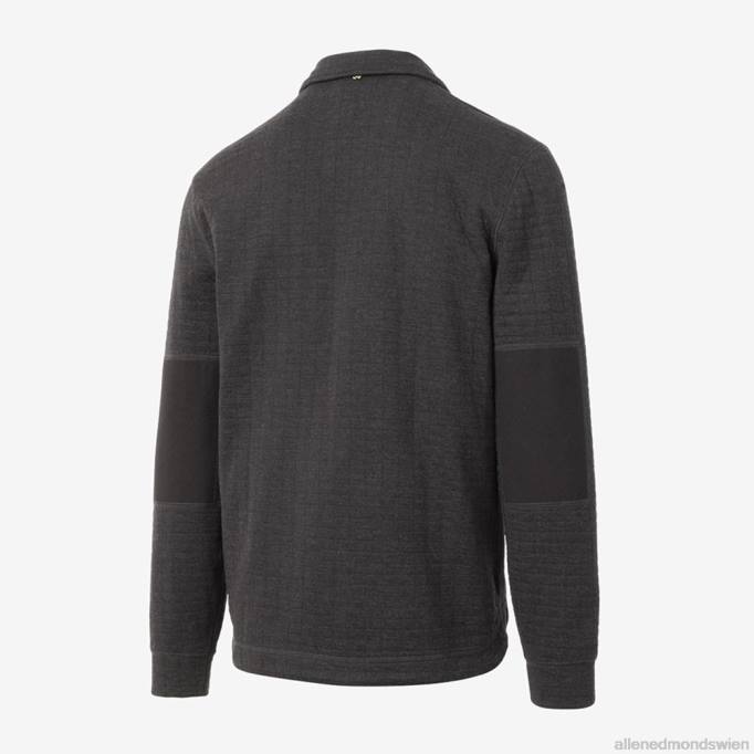 Allen Edmonds Clothing D66B229 | Allen Edmonds Billy Reid – gesteppte Strickjacke mit Gittermuster Holzkohle unisex