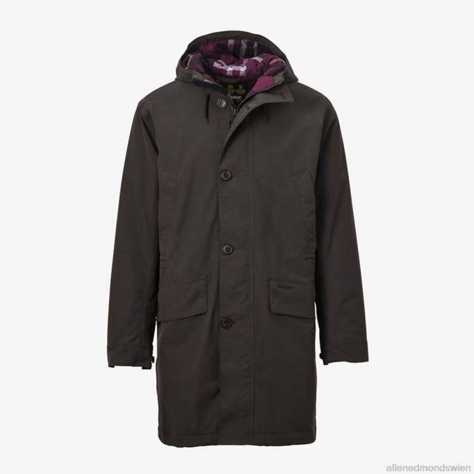 Allen Edmonds Clothing D66B234 | Allen Edmonds Barbour City Parka rustikales Braun unisex