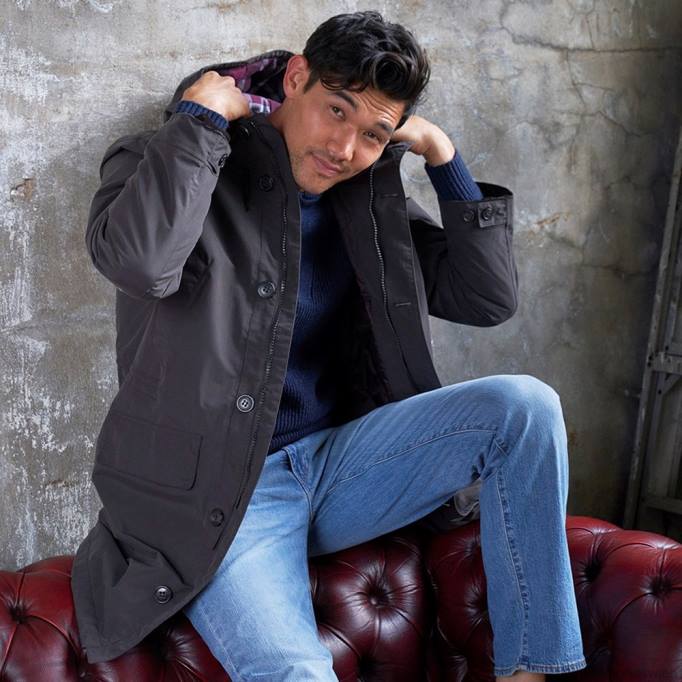 Allen Edmonds Clothing D66B234 | Allen Edmonds Barbour City Parka rustikales Braun unisex