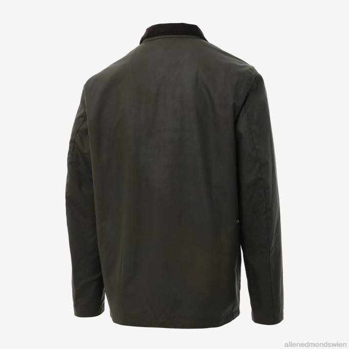 Allen Edmonds Clothing D66B271 | Barbour x Allen Edmonds Sonderedition der gewachsten Jacke aus Evelar Olive unisex