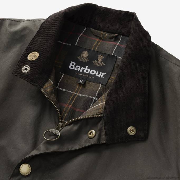Allen Edmonds Clothing D66B271 | Barbour x Allen Edmonds Sonderedition der gewachsten Jacke aus Evelar Olive unisex