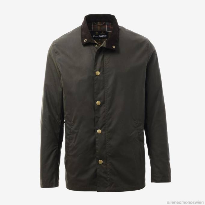 Allen Edmonds Clothing D66B271 | Barbour x Allen Edmonds Sonderedition der gewachsten Jacke aus Evelar Olive unisex