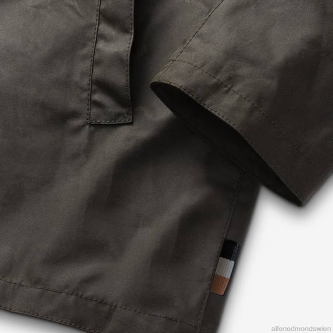 Allen Edmonds Clothing D66B271 | Barbour x Allen Edmonds Sonderedition der gewachsten Jacke aus Evelar Olive unisex