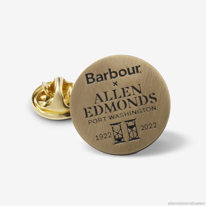 Allen Edmonds Clothing D66B271 | Barbour x Allen Edmonds Sonderedition der gewachsten Jacke aus Evelar Olive unisex