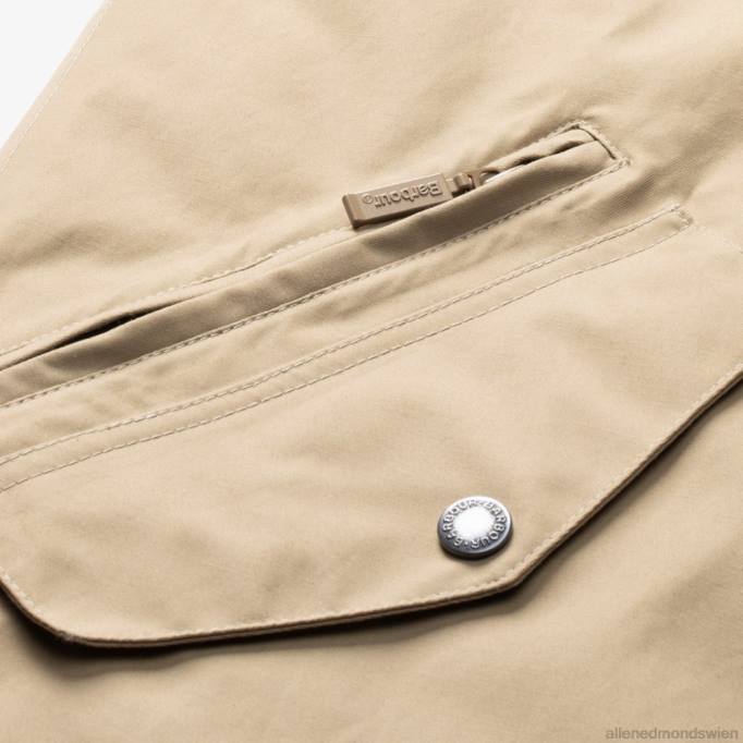 Allen Edmonds Clothing D66B275 | Allen Edmonds Barbour Chelsea Mac Jacke Sand unisex