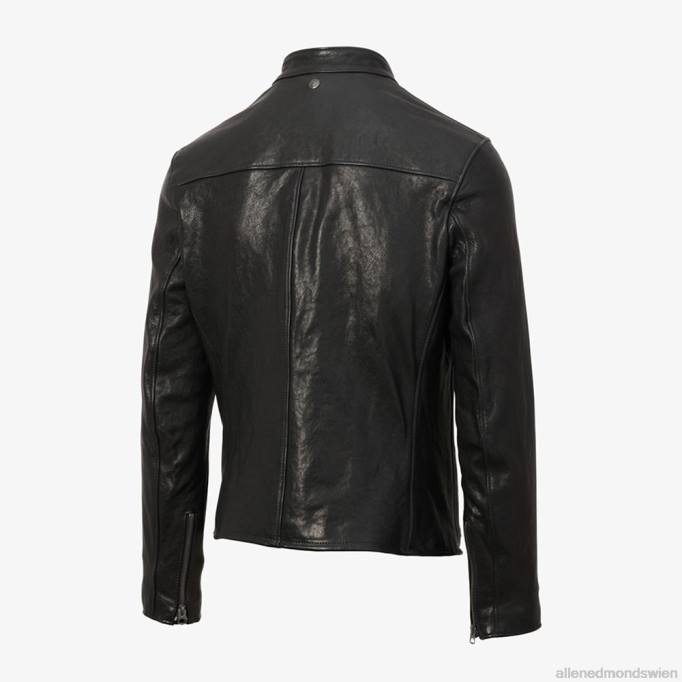 Allen Edmonds Clothing D66B506 | Allen Edmonds Cafe-Racer-Jacke Schwarz unisex