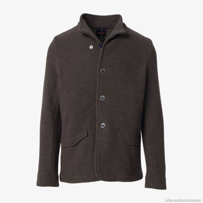 Allen Edmonds Clothing D66B508 | Allen Edmonds Blazer aus Wollstrick hellbraun unisex