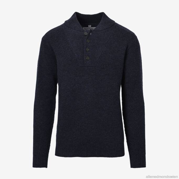Allen Edmonds Clothing D66B519 | Allen Edmonds Schott N.Y.C. Militär-Henley-Pullover Marine unisex