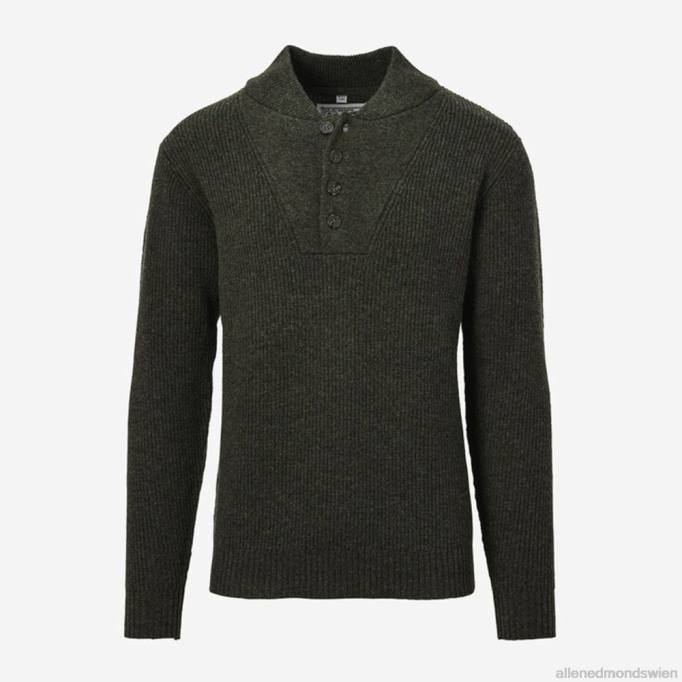 Allen Edmonds Clothing D66B520 | Allen Edmonds Schott N.Y.C. Militär-Henley-Pullover moosgrün unisex