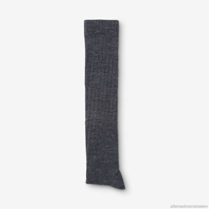 Allen Edmonds Clothing D66B179 | Allen Edmonds Coole, über die Wade reichende Merino-Kleidersocken Anthrazitgrau unisex