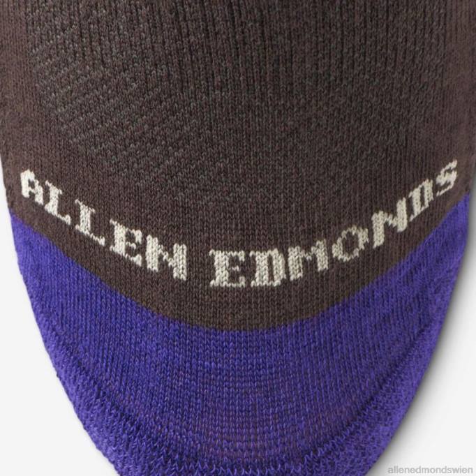 Allen Edmonds Clothing D66B180 | Allen Edmonds Air Dress-Socken aus Baumwolle in der Mitte der Wade braun unisex