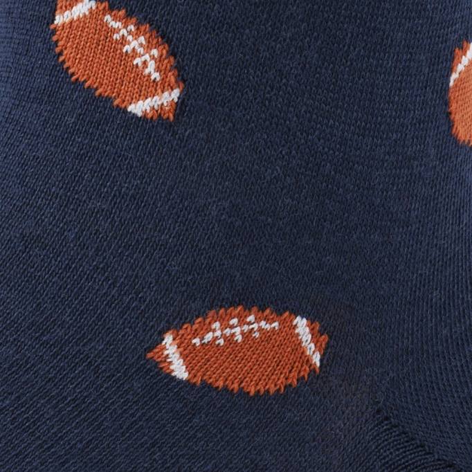Allen Edmonds Clothing D66B183 | Allen Edmonds Knielange Socken mit Fußballmuster Marine unisex