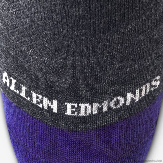 Allen Edmonds Clothing D66B196 | Allen Edmonds Coole Merino-Kleidersocken bis zur Mitte der Wade Anthrazitgrau unisex