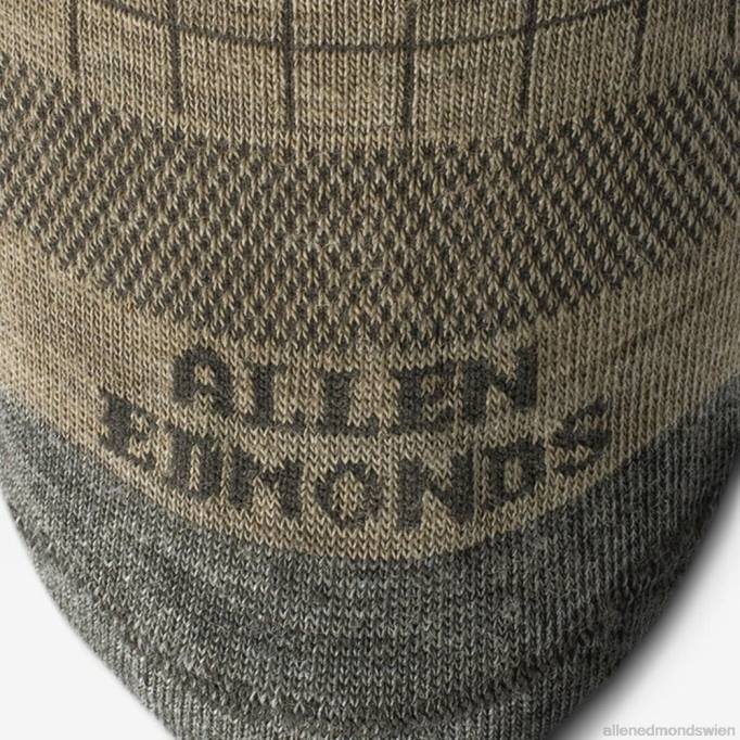 Allen Edmonds Clothing D66B202 | Allen Edmonds Coole Dress-Socken aus Merinowolle mit Fensterscheibe Haferflocken unisex