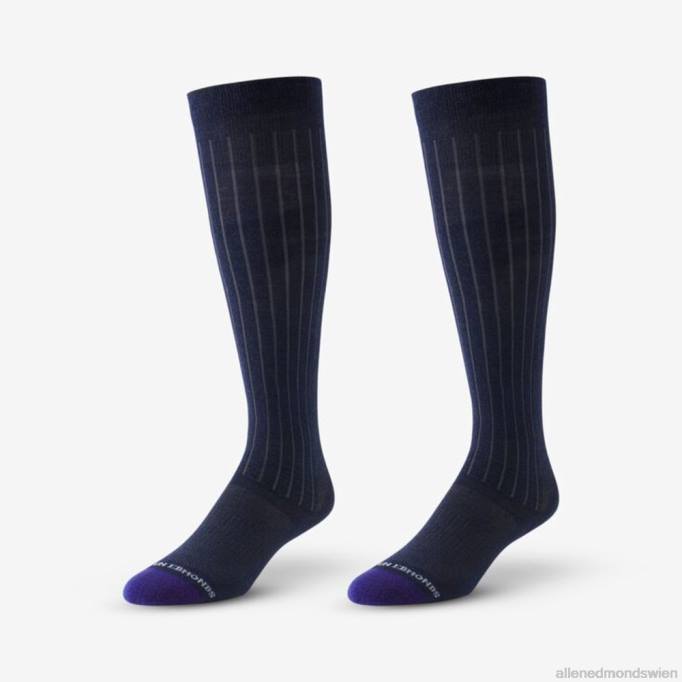 Allen Edmonds Clothing D66B510 | Allen Edmonds Coole, über die Wade reichende Merino-Kleidersocken Marine unisex