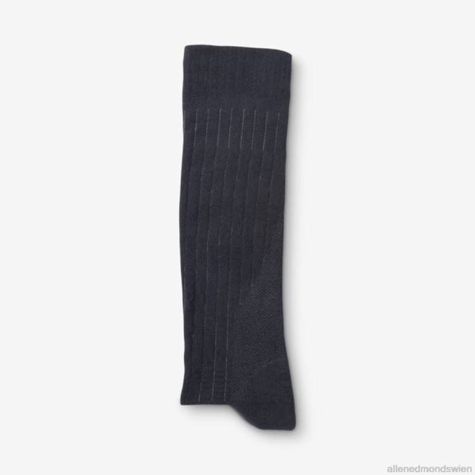 Allen Edmonds Clothing D66B511 | Allen Edmonds Air Dress-Socken aus Baumwolle in der Mitte der Wade Schwarz unisex