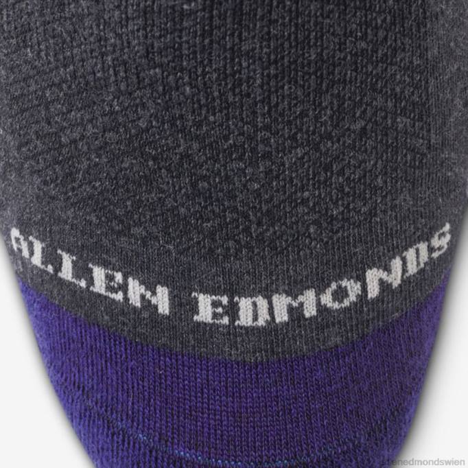 Allen Edmonds Clothing D66B512 | Allen Edmonds Air Dress-Socken aus Baumwolle in der Mitte der Wade Anthrazitgrau unisex