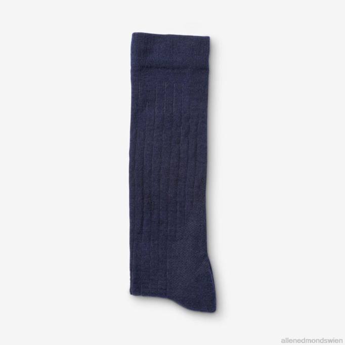 Allen Edmonds Clothing D66B513 | Allen Edmonds Air Dress-Socken aus Baumwolle in der Mitte der Wade Marine unisex
