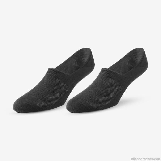 Allen Edmonds Clothing D66B515 | Allen Edmonds No-Show-Socken im 2er-Pack schwarz/khaki unisex