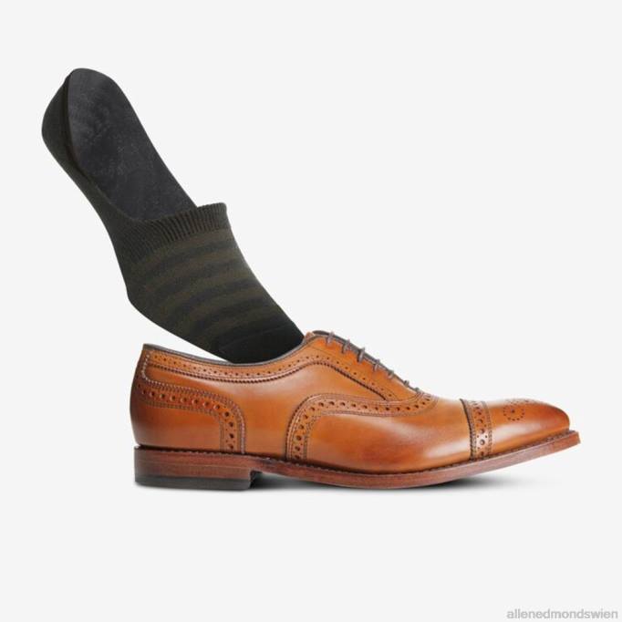Allen Edmonds Clothing D66B516 | Allen Edmonds No-Show-Socken im 2er-Pack Brombeere/Grau unisex