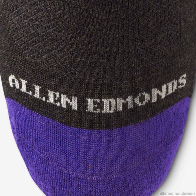 Allen Edmonds Clothing D66B528 | Allen Edmonds Coole Merino-Kleidersocken bis zur Mitte der Wade braun unisex