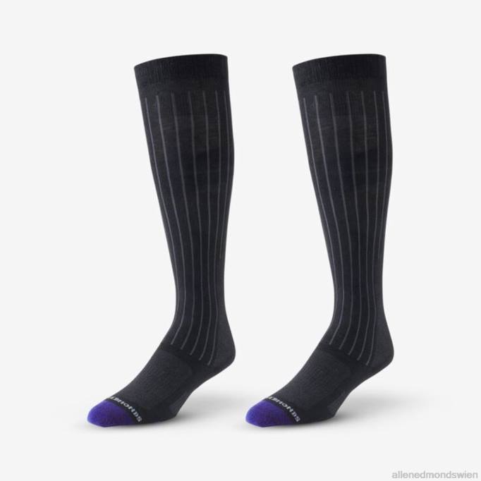 Allen Edmonds Clothing D66B529 | Allen Edmonds Air-Kleiderstrümpfe aus Baumwolle über der Wade Schwarz unisex